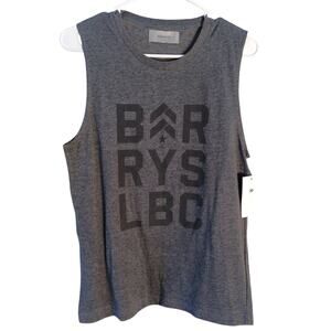 Barry's Dark Grey Muscle Tank Small